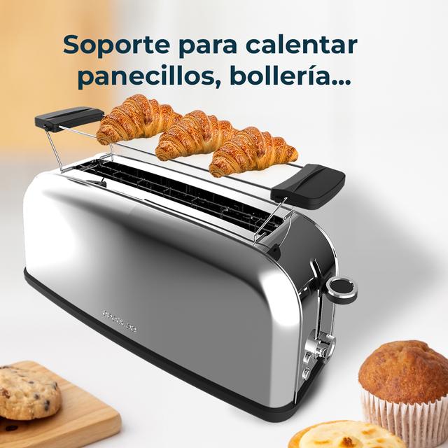 Toastin Time Inox Long Torradeira Vertical Cecotec