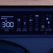 Bolero DressCode 750 BI Inverter Steel A Lavadora integrable inox de 7 kg de capacidad y 1200 rpm, 15 programas, clase A,  Motor Inverter Plus, SteamMax, Stain Match Pro, Allergy Care, Delay Start, aclarado extra, KidLock e indicador de eficiencia