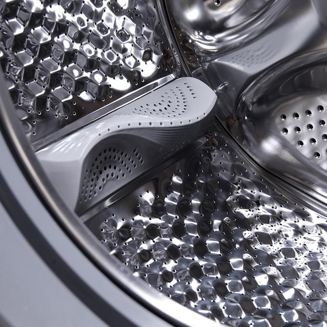 Bolero DressCode 750 BI Inverter Steel A Lavadora integrable inox de 7 kg de capacidad y 1200 rpm, 15 programas, clase A,  Motor Inverter Plus, SteamMax, Stain Match Pro, Allergy Care, Delay Start, aclarado extra, KidLock e indicador de eficiencia