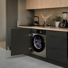 Bolero DressCode 750 BI Inverter Steel A Lavadora integrable inox de 7 kg de capacidad y 1200 rpm, 15 programas, clase A,  Motor Inverter Plus, SteamMax, Stain Match Pro, Allergy Care, Delay Start, aclarado extra, KidLock e indicador de eficiencia