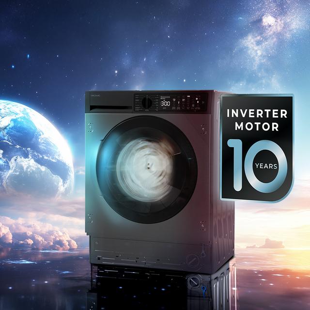 Bolero DressCode 850 BI Inverter Steel A Lavadora integrable inox de 8 kg de capacidad y 1400 rpm, 15 programas, clase A,  Motor Inverter Plus, SteamMax, Stain Match Pro, Allergy Care, Delay Start, aclarado extra, KidLock e indicador de eficiencia