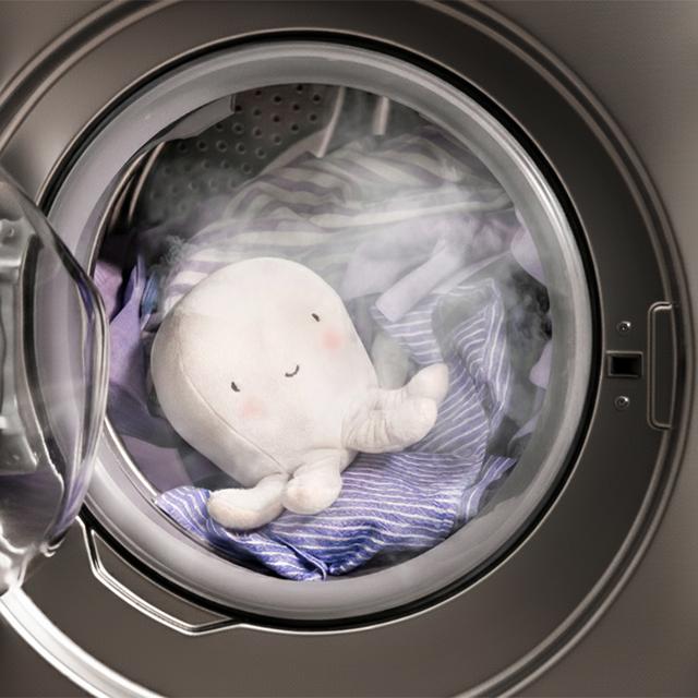 Bolero DressCode 850 BI Inverter Steel A Máquina de lavar roupa de encastre inox de 8 kg, 1400 rpm, 15 programas, classe A, motor Inverter Plus, SteamMax, Stain Match Pro, Allergy Care, Delay Start, enxaguamento extra, KidLock e indicador de eficiência.