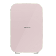 Bolero MiniCooling 25L Bahamas Pink Frigorífico con funcionamiento 12V-220V, compatible con coches y caravanas, función enfriamiento y calentamiento, rango temperatura de 7 a 65 ºC y transporte fácil.