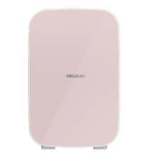 Bolero MiniCooling 25L Bahamas Pink Frigorifero MiniCooling Bahamas Pink da 25L, funzionamento a 12-220 V, compatibile con auto e camper, funzione di raffreddamento e riscaldamento con intervallo di temperatura da 7 a 65 °C e trasporto facile.