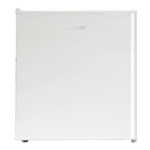 GrandCooler 20000 SilentCompress White E Mini-frigorífico branco, compartimento congelador interior, capacidade 46 L, 48,7 cm de largura e 48 cm de altura, porta reversível, funcionamento cíclico, classe energética E