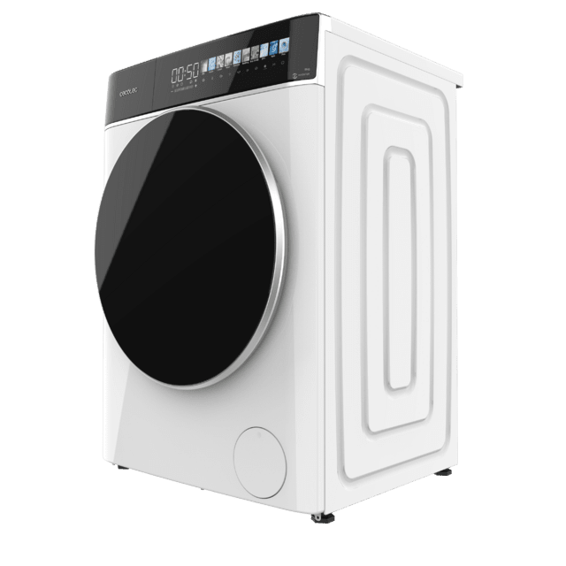 Bolero DressCode 8900 Inverter FullColor A Lavadora de carga frontal blanca de 8 kg de capacidad y 1400 rpm, Pantalla FullColor 10,3", 11 programas, Motor Inverter Plus, SteamMax, Clase A, Sanitize, OnSmart, Fuzzy Logic, Smooth Wash, Goma Antibacteriana y Drum Clean Plus