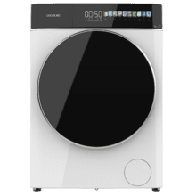 Bolero DressCode 8900 Inverter FullColor A Lavadora de carga frontal blanca de 8 kg de capacidad y 1400 rpm, Pantalla FullColor 10,3", 11 programas, Motor Inverter Plus, SteamMax, Clase A, Sanitize, OnSmart, Fuzzy Logic, Smooth Wash, Goma Antibacteriana y Drum Clean Plus