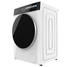 Bolero DressCode 9900 Inverter FullColor A Lavadora de carga frontal blanca de 9 kg de capacidad y 1400 rpm, Pantalla FullColor 10,3", 11 programas, Motor Inverter Plus, SteamMax, Clase A, Sanitize, OnSmart, Fuzzy Logic, Smooth Wash y Goma Antibacteriana