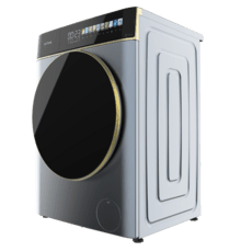 Bolero DressCode 9900 Inverter FullColor Ice Blue A Lave-linge à chargement frontal Ice Blue, avec une capacité de 9 kg, 1400 tr/min, écran FullColor de 10,3", 16 programmes, moteur Inverter Plus, SteamMax, classe A, Spa Care, OnSmart, Fuzzy Logic, Smooth Wash, joint antibactérien et Drum Clean.