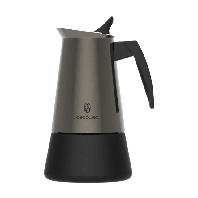 Cafetière italienne Piccolina 600 Gold en acier inoxydable de haute qualité idéale pour 6 tasses de café.