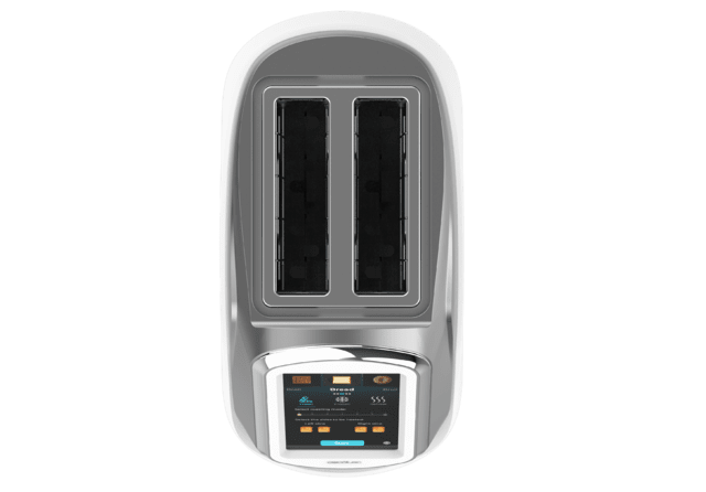 ToastPad Double Pro Screen Tostapane con touch screen LCD da 7'', controllo intelligente, connettività wifi e potenza di 1400W. Controllo individuale dei pannelli di riscaldamento, impostazione personalizzata del tempo e fino a 7 livelli di doratura per risultati perfetti.
