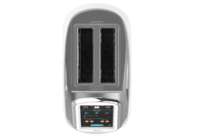 ToastPad Double Pro Screen Tostapane con touch screen LCD da 7'', controllo intelligente, connettività wifi e potenza di 1400W. Controllo individuale dei pannelli di riscaldamento, impostazione personalizzata del tempo e fino a 7 livelli di doratura per risultati perfetti.