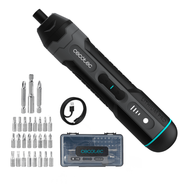 EasyGyro 3000 Pocket Aparafusadora eléctrica com a qual pode aparafusar e desaparafusar com o toque de um botão, o seu design é compacto para oferecer uma maior comodidade. Utiliza a força correta graças ao seu torque de até 4,5 Nm e à sua potência regulável em dois níveis.