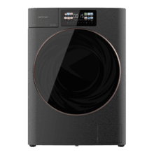 Bolero DressCode 9950 Autodose Inverter 3D Steel A Lave-linge Steel à chargement frontal et dosage automatique, avec une capacité de 9 kg, 1400 tr/min, écran de 9,2", 16 programmes, moteur Inverter Plus, SteamMax, classe A, Spa Care, OnSmart, Fuzzy Logic, Smooth Wash, joint antibactérien et Drum Clean.