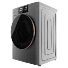 Bolero DressCode 9950 Autodose Inverter 3D Steel A Lave-linge Steel à chargement frontal et dosage automatique, avec une capacité de 9 kg, 1400 tr/min, écran de 9,2", 16 programmes, moteur Inverter Plus, SteamMax, classe A, Spa Care, OnSmart, Fuzzy Logic, Smooth Wash, joint antibactérien et Drum Clean.