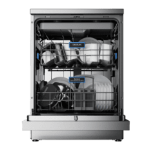 Bolero Aguazero 6210 Inox D Bolero Máquina de lavar louça 60cm em aço inoxidável, 15 talheres, Classe D, tela FullColor XXL, Terceira bandeja, 14 programas, Lavagem de zona dupla, Aquastop eletrônico, Dry+, Bandeja ajustável, AutoClean, Meia carga, Início retardado e Bloqueio para crianças .