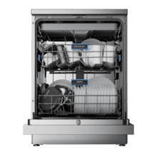 Bolero Aguazero 6210 Inox D Lavavajillas Bolero de 60cm inox, 15 cubiertos, Clase D, Pantalla FullColor XXL, Tercera bandeja, 8 programas, Dual Zone Wash, Dry+, Bandeja Ajustable, Machine Care, Media Carga, Delay Start y Child Lock.