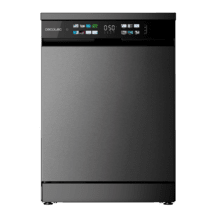 Bolero Aguazero 6210 Dark D Lavavajillas Bolero de 60cm dark, 15 cubiertos, Clase D, Pantalla FullColor XXL, Tercera bandeja,8 programas, Dual Zone Wash, Dry+, Bandeja Ajustable, Machine Care, Media Carga, Delay Start y Child Lock.