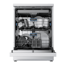 Bolero Aguazero 6700 B Máquina de lavar louça Bolero 60cm branco, 15 capas, Classe B, Motor Inverter Plus, Tela XXL FullColor, 14 programas, O2 Dry, Turbo Dry+, Dual Zone Wash, Long Storage, Bandeja ajustável, Machine Care, Meia carga e bandeja para talheres