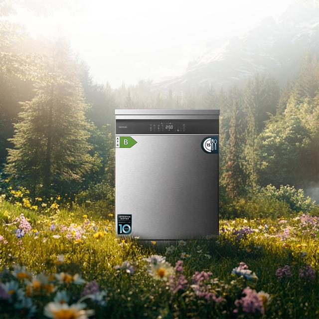 Bolero Aguazero 6800 Inox A Lavavajillas diseñado para 14 cubiertos, con Clase A y el avanzado Motor Inverter Plus Duo. Disfruta de 8 programas versátiles, incluyendo Smart ProWash  y SteamMax, junto con el BlueWater System. Optimiza cada ciclo con Eco FlexWash y Comfort Wash, mientras el filtro antibacteriano y el programa AutoClean mantienen la higiene. La tecnología Dual Zone Wash, la función Half Load y la comodidad del Delay Start hacen una experiencia superior.