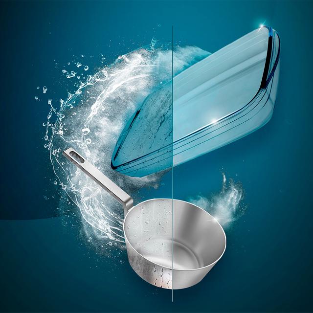 Bolero Aguazero 6800 Inox A Lavavajillas diseñado para 14 cubiertos, con Clase A y el avanzado Motor Inverter Plus Duo. Disfruta de 8 programas versátiles, incluyendo Smart ProWash  y SteamMax, junto con el BlueWater System. Optimiza cada ciclo con Eco FlexWash y Comfort Wash, mientras el filtro antibacteriano y el programa AutoClean mantienen la higiene. La tecnología Dual Zone Wash, la función Half Load y la comodidad del Delay Start hacen una experiencia superior.