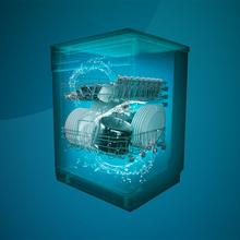 Bolero Aguazero 6800 Inox A Lavavajillas diseñado para 14 cubiertos, con Clase A y el avanzado Motor Inverter Plus Duo. Disfruta de 8 programas versátiles, incluyendo Smart ProWash  y SteamMax, junto con el BlueWater System. Optimiza cada ciclo con Eco FlexWash y Comfort Wash, mientras el filtro antibacteriano y el programa AutoClean mantienen la higiene. La tecnología Dual Zone Wash, la función Half Load y la comodidad del Delay Start hacen una experiencia superior.