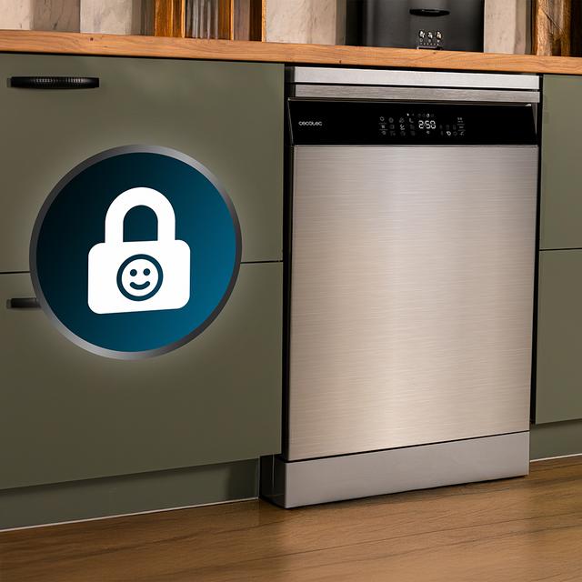 Bolero Aguazero 6800 Inox A Lavavajillas diseñado para 14 cubiertos, con Clase A y el avanzado Motor Inverter Plus Duo. Disfruta de 8 programas versátiles, incluyendo Smart ProWash  y SteamMax, junto con el BlueWater System. Optimiza cada ciclo con Eco FlexWash y Comfort Wash, mientras el filtro antibacteriano y el programa AutoClean mantienen la higiene. La tecnología Dual Zone Wash, la función Half Load y la comodidad del Delay Start hacen una experiencia superior.
