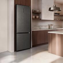 Bolero CoolMarket Combi 405 WL Elite Silex Stone A - Frigorífico Combi Silex Stone con interior Elite Grey y MAX INSIDE, Full LED Wall, Fresh Flex, FlexiRacks, Display Full Color, Total NoFrost, Puerta Reversible, Compresor Inverter Plus, Ultra Silencioso 33dB, Modo ECO, Ultra Fast Freezing, Fast Cooling, Clase Energética A.