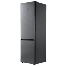 Bolero CoolMarket Combi 405 WL Elite Silex Stone A - Frigorífico Combi Silex Stone con interior Elite Grey y MAX INSIDE, Full LED Wall, Fresh Flex, FlexiRacks, Display Full Color, Total NoFrost, Puerta Reversible, Compresor Inverter Plus, Ultra Silencioso 33dB, Modo ECO, Ultra Fast Freezing, Fast Cooling, Clase Energética A.