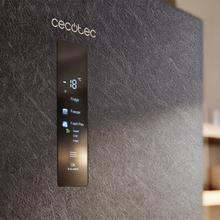 Bolero CoolMarket Combi 405 WL Elite Silex Stone A - Frigorífico Combi Silex Stone con interior Elite Grey y MAX INSIDE, Full LED Wall, Fresh Flex, FlexiRacks, Display Full Color, Total NoFrost, Puerta Reversible, Compresor Inverter Plus, Ultra Silencioso 33dB, Modo ECO, Ultra Fast Freezing, Fast Cooling, Clase Energética A.