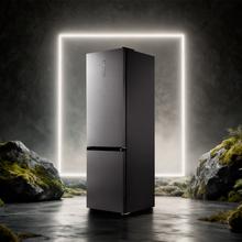 Bolero CoolMarket Combi 405 WL Elite Silex Stone A - Frigorífico Combi Silex Stone con interior Elite Grey y MAX INSIDE, Full LED Wall, Fresh Flex, FlexiRacks, Display Full Color, Total NoFrost, Puerta Reversible, Compresor Inverter Plus, Ultra Silencioso 33dB, Modo ECO, Ultra Fast Freezing, Fast Cooling, Clase Energética A.