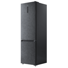 Bolero CoolMarket Combi 405 WL Elite Onyx Stone A - Frigorífico Combi Onyx Stone con interior Elite Grey y MAX INSIDE, Full LED Wall, Fresh Flex, FlexiRacks, Display Full Color, Total NoFrost, Puerta Reversible, Compresor Inverter Plus, Ultra Silencioso 33dB, Modo ECO, Ultra Fast Freezing, Fast Cooling, Clase Energética A.