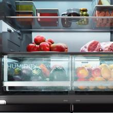 Bolero CoolMarket 4D 503 Inox E Frigorífico 4 Puertas Inox, 503 Litros, 177.5x85.3x69.8cm, Clase E, Compresor Inverter, Interior Gris, MetalFlexCooling, Cajón Temperatura Variable 0ºC a 7ºC, Cajón Regulación Humedad, Display a Color, NoFrost, MultiAirFlow, FastCooling, FastFreezing, Alarma, Modo ECO, Luz LED