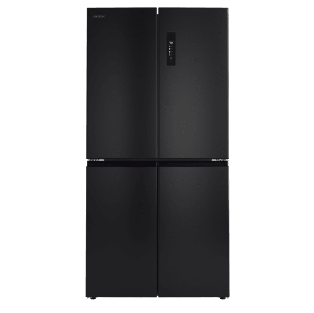 Bolero CoolMarket 4D 503 Dark E Frigorífico 4 Puertas Dark, 503 Litros, 177.5x85.3x69.8cm, Clase E, Compresor Inverter, Interior Gris, MetalFlexCooling, Cajón Temperatura Variable 0ºC a 7ºC, Cajón Regulación Humedad, Display a Color, NoFrost, MultiAirFlow, FastCooling, FastFreezing, Alarma, Modo ECO, Luz LED