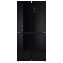 Bolero CoolMarket 4D 503 Black Glass E Frigorífico 4 Puertas Cristal Negro, 503 Litros, 177.5x85.3x69.8cm, Clase E, Compresor Inverter, Interior Gris, MetalFlexCooling, Cajón Temperatura Variable 0ºC a 7ºC, Cajón Regulación Humedad, Display a Color, NoFrost, MultiAirFlow, FastCooling, FastFreezing, Alarma, Modo ECO, Luz LED