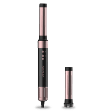 CermicCare 2in1 AirGlam Black Styler multifunzione 2 in 1 con tecnologia Coanda che asciuga, modella, arriccia ed elimina il crespo. Con 3 velocità, 3 temperature e controllo intelligente del calore. Motore digitale da 1400 W di potenza e 110.000 giri/min. Accessori con rivestimento in ceramica e cheratina.