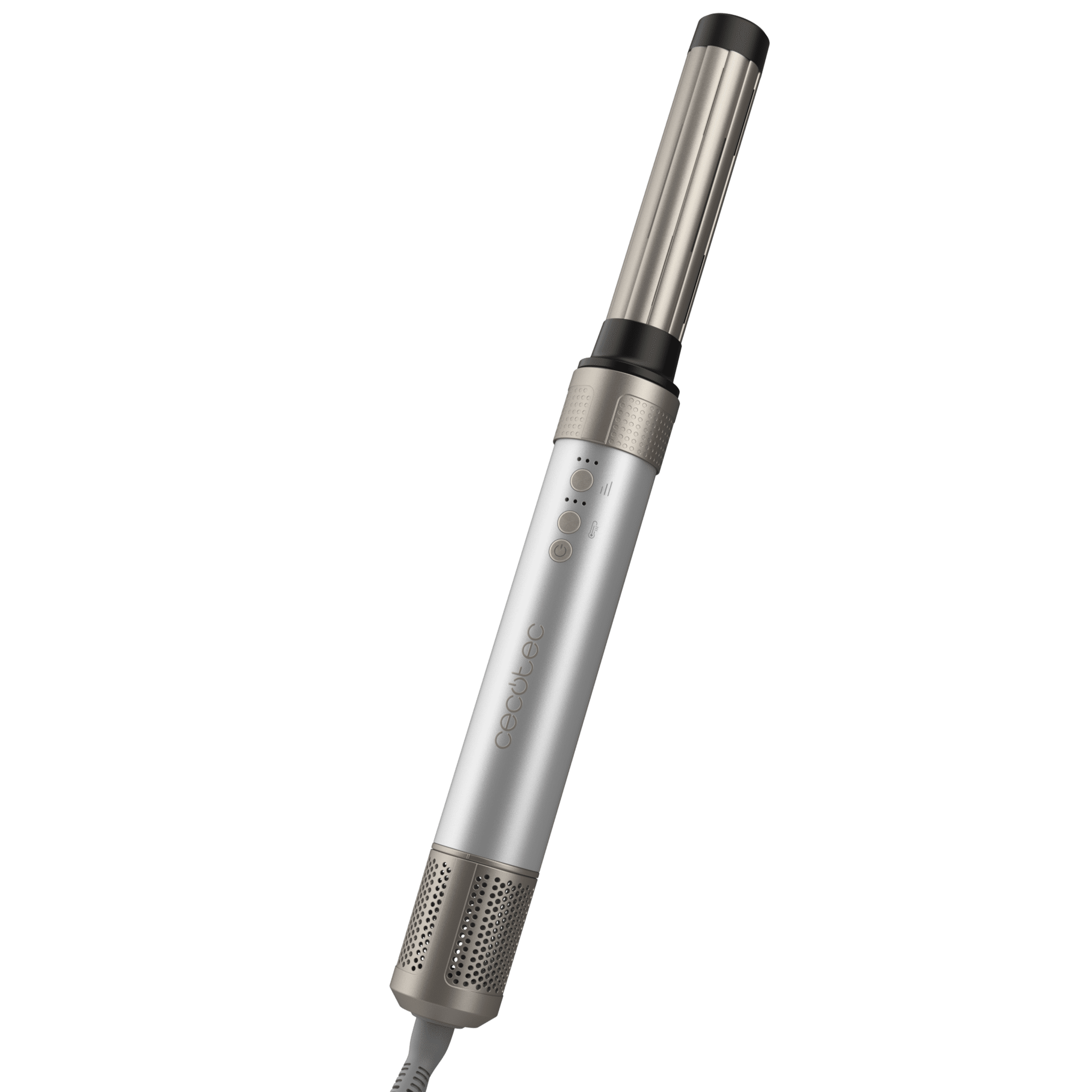 Cecotec CeramicCare 2in1 AirGlam Aluminum con cilindro rizador Coanda