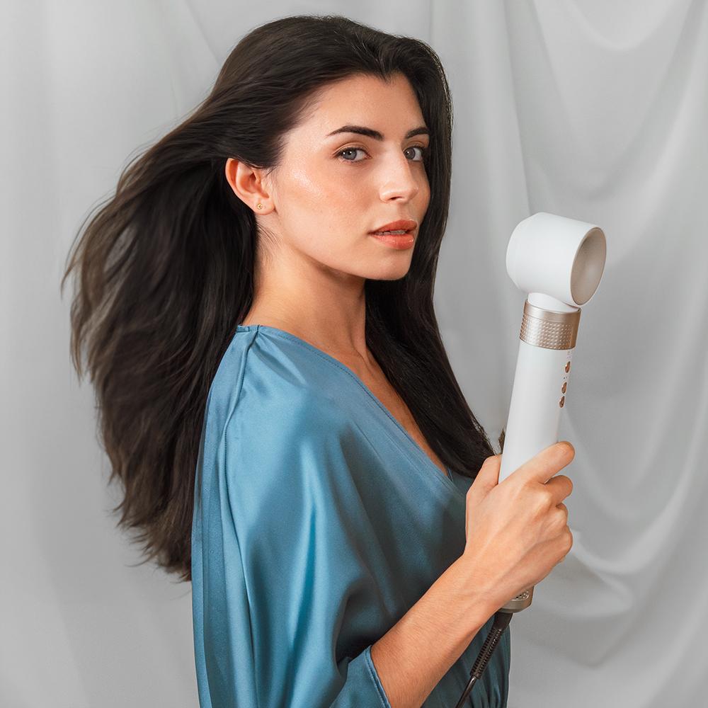 Cabezal secador del CECOTEC CeramicCare AirGlam Champagne