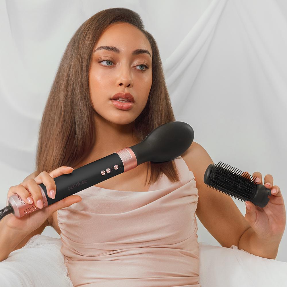 Cepillo alisador del Cecotec CeramicCare 14in1 AirGlam Black
