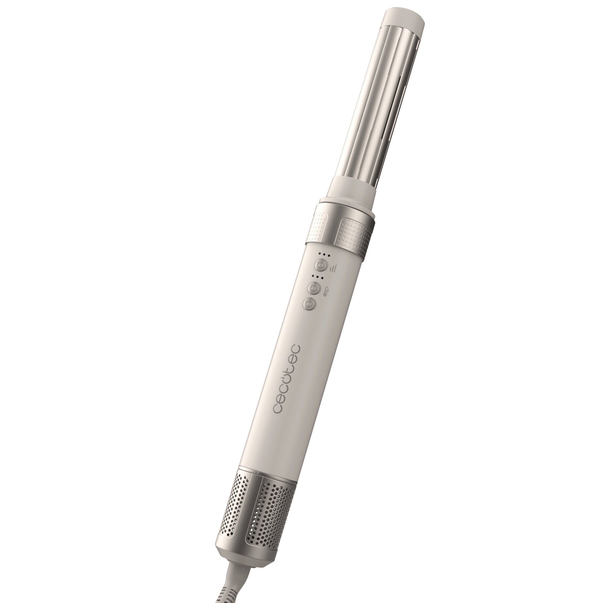 CECOTEC Bamba CeramicCare 14in1 AirGlam Champagne con cilindro rizador