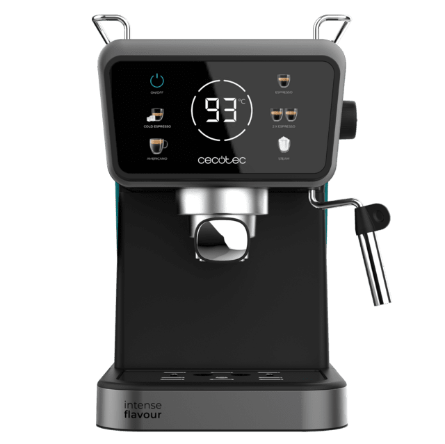 Power Espresso Touch ColdBrew Machine à café expresso et cappuccino, café à froid, avec 20 bar et buse vapeur réglable.