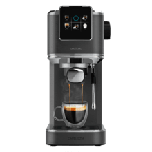 Cafelizzia ColdBrew Cafetera express para café espresso y cappuccino, café en frío, con 20 bares y vaporizador orientable.