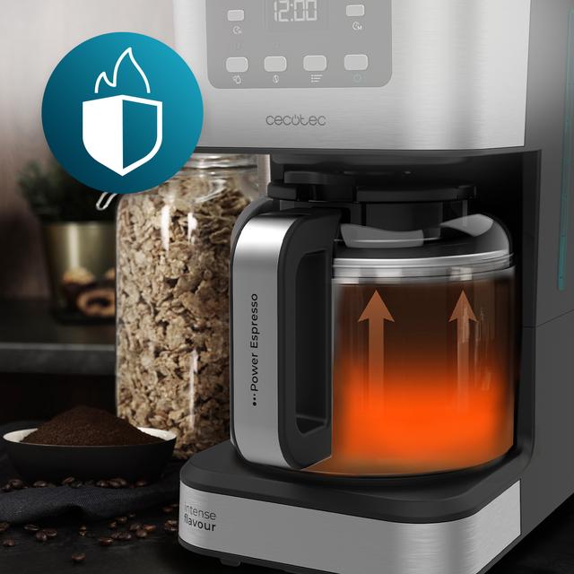 Coffee 66 Drop & Thermo Time Cafetera de goteo con capacidad de hasta 10 tazas en acero inoxidable.