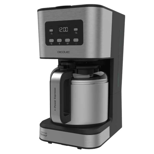 Coffee 66 Drop & Thermo Time Máquina de café de gotejamento em aço inoxidável com capacidade para até 10 chávenas.