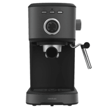 Power Espresso 20 Pecan Steel Cafetera express digital, con 20 bares y vaporizador orientable.