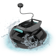Conga Pooldroid 1000 FloorMaster Robot limpiafondos inalámbrico para piscinas. Apto para superficies de hasta 80 m2 y 10º de inclinación. 100 min de autonomía. Boya para tener siempre al alcance tu robot. Filtro de alta eficiencia. Accesorios incluidos.
