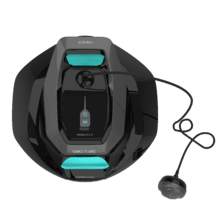 Conga Pooldroid 1000 FloorMaster Robô limpa-fundos sem fio para piscinas. Adequado para superfícies até 80 m2 e 10º de inclinação. Boia para manter o seu robô sempre ao alcance. Filtro de alta eficiência. Acessórios incluídos: