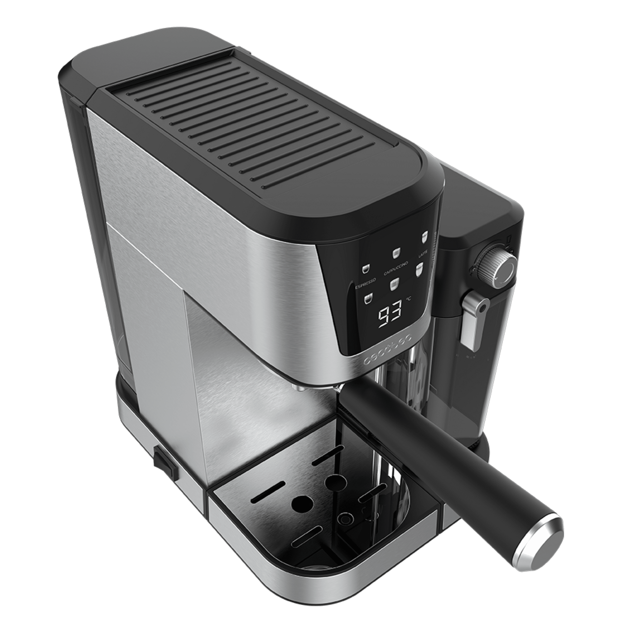 Cecotec Power Espresso 20 Cream con bandeja calientatazas superior