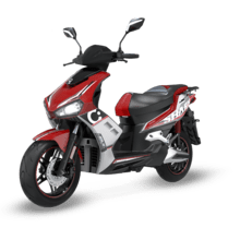 Cecotec Shark (Rojo/Blanco) Con una potencia máxima de 3600W, y con opción de una o dos baterías (66-132 Km de autonomía). Disponible en dos colores, combina diseño y agilidad.L1eB (Equivalente a 49cc)