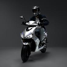 Cecotec Shark RS (Antracita/Rojo) Con una potencia máxima de 5760W y hasta 110km de autonomía.Disponible en dos colores, combina rendimiento y dinamismo.L3eB (Equivalente a 125cc)